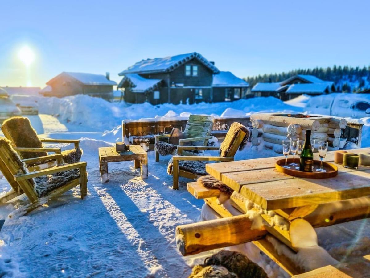 Lyxig Stuga Pa Branaesberget Sysslebäck Exteriér fotografie