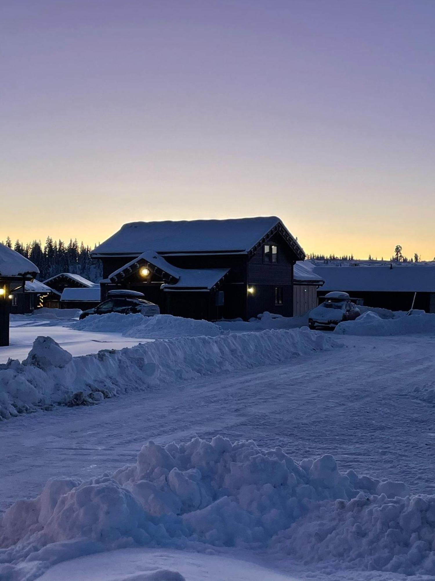Lyxig Stuga Pa Branaesberget Sysslebäck Exteriér fotografie